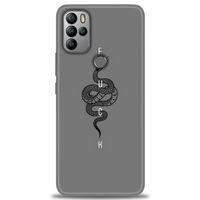 General Mobile GM 21 Pro Kılıf HD Baskılı Kılıf - Siyah Yılan + Tam Ekran Koruyucu