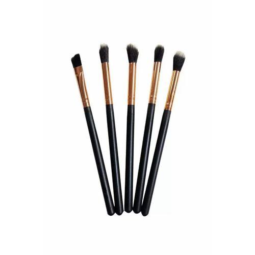 Profesyonel 5'li Makyaj Fırça Seti Siyah