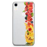 Apple iPhone XR Kılıf Ananas Nar Meyve Arka Kapak Koruma Desenli Full Koruyucu