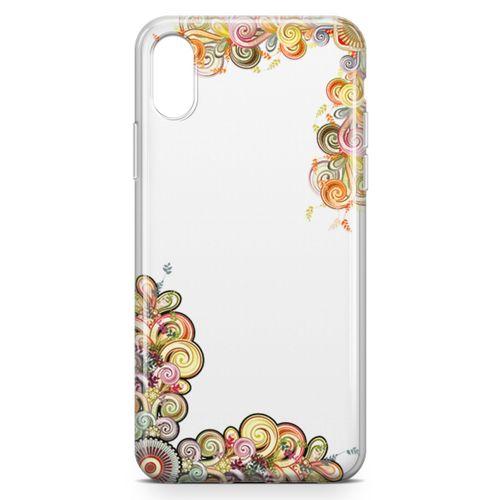 Apple iPhone X Kılıf El İşi Süsler Arka Kapak Koruma Desenli Full Koruyucu