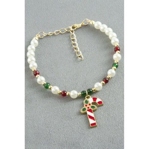 Karışık İnci Yılbaşı Bilekliği