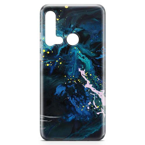 Huawei Nova 5i Kılıf Serzenişte Arka Kapak Koruma Desenli Full Koruyucu