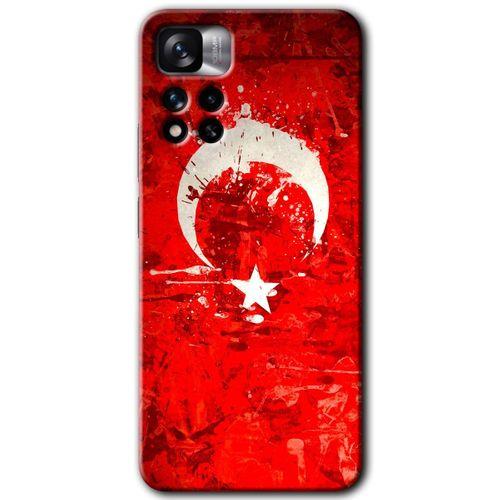 Potkal Hediye Fabrikası Xiaomi Redmi Note 11 Pro Plus 5G Kılıf HD Desen Baskılı Arka Kapak - Albayrak 2