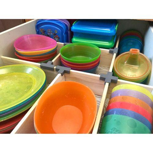 Basit çekmece bölücüler için 3D baskılı konektörler - 5122947