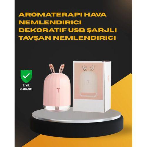 Usb Bağlantılı Sessiz Çalışan Led Işıklı Nemlendirici Difüzör 200 Ml