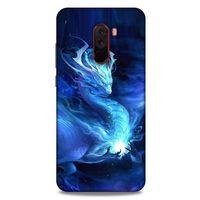 Xiaomi Pocophone F1 Kılıf Dragons (36) Glitter Kılıf Ejderha Ateşi