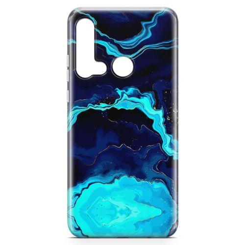 Huawei P20 Lite 2019 Kılıf Premium Mermer Arka Kapak Koruma Desenli Full Koruyucu