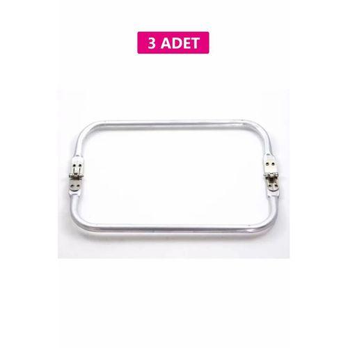 Gizli Metal Çanta Bursu – 3 Adet - 25 cm - Metal Çanta Aparatı Çanta Aksesuarı