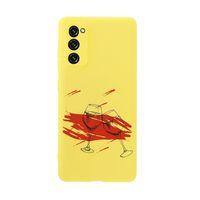 Samsung S20Fe Spilled Wine Premium Silikonlu Telefon Kılıfı
