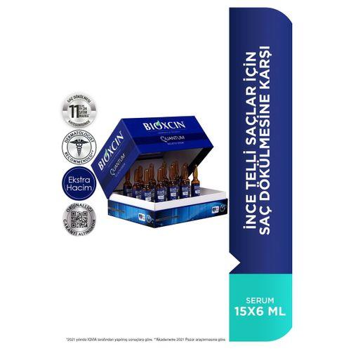 Bioxcin Bioxcin Quantum Ekstra Hacim & Bakım Serumu 15x6 Ml - Ince Telli Dökülen Saçlar Için