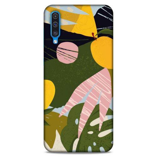 Lopard Samsung Galaxy A30s Uyumlu Kılıf Soyut Sanat (33) Baskılı Hybrid Kılıf