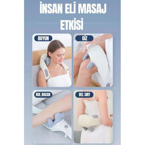 Şarjlı Ovmalı Isıtmalı Masaj Aleti Insan Eli Yoğurma Hissi