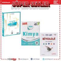 TYT Palme Kimya Üç Dört Beş Fizik Limit Biyoloji Soru Bankası 3 Kitap Set