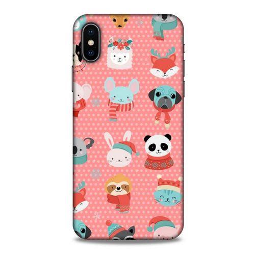 Animax Noel Sevimli Hayvanlar Apple iPhone XS Kılıf Desenli Silikon