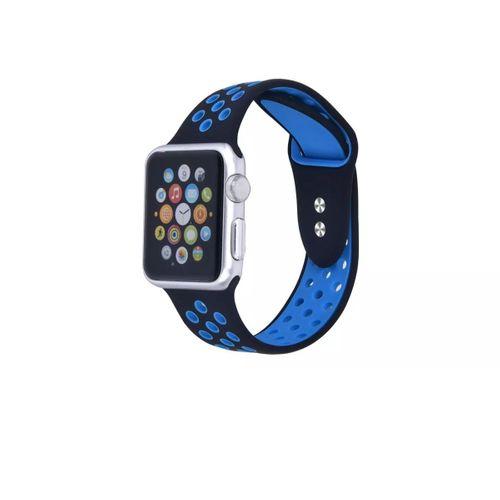 Apple Watch 2 3 4 5 6 - 42-44mm Delikli Silikon Spor Kordon Kayış