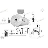 MONDİAL Mondial Rx3 Enduro Benzin Deposu Kırmızı Orj