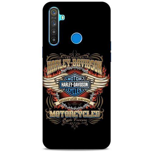 Realme 5i Uyumlu Kılıf Motorsiklet (6) Silikon Kılıf Harley Davidson