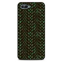 Oppo Rx17 Neo Kılıf Dragons (3) Kapak Ejderha Cilt Yeşil