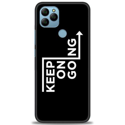 General Mobile GM 22 Kılıf HD Baskılı Kılıf - Keep On Going + Tam Ekran Koruyucu