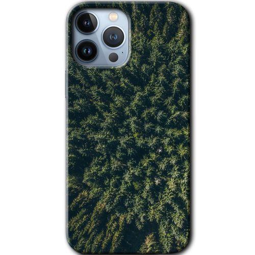 iPhone 13 Pro Kılıf HD Desen Baskılı Arka Kapak - Çam Ağacı Ormanı + Kırılmaz Cam