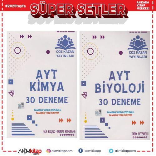 Çöz Kazan AYT Kimya ve Biyoloji Deneme Seti 2 Kitap