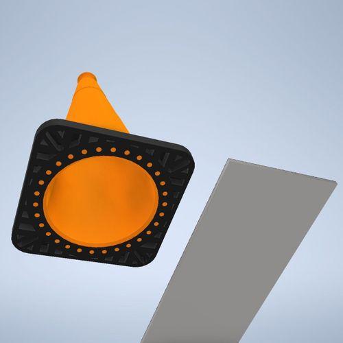 Minyatür Dikkat Bant Trafik Konisi - 5146218