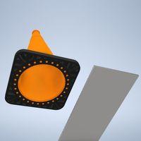 Minyatür Dikkat Bant Trafik Konisi - 5146218