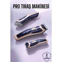 Profesyonel Şarjlı Saç Ve Sakal Traş Makinesi Kolay Kullanım