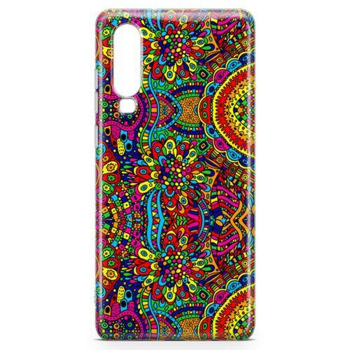 Huawei P30 Kılıf Huşu Arka Kapak Koruma Desenli Full Koruyucu
