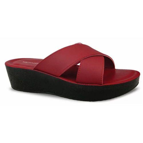 Ceyo Vola-6ı Kırmızı Ortopedik Kadın Terlik