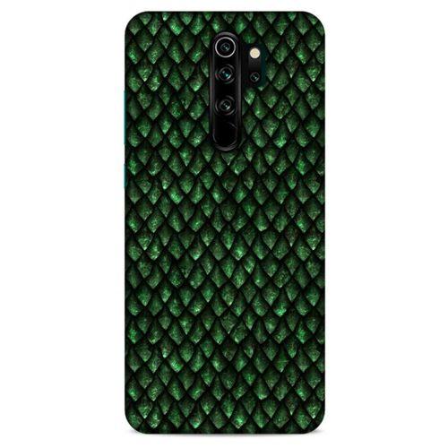 Xiaomi Redmi Note 8 Pro Kılıf Dragons (5) Koruma Kabı Ejderha Koyu Yeşil Pul