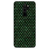 Xiaomi Redmi Note 8 Pro Kılıf Dragons (5) Koruma Kabı Ejderha Koyu Yeşil Pul