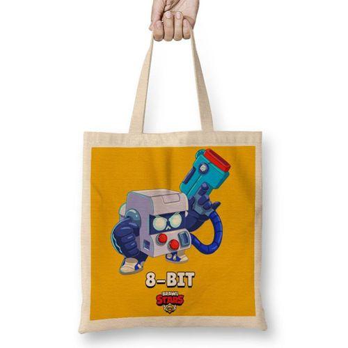 Brawl Stars 8 Bıt Bez Çanta Uzun Saplı