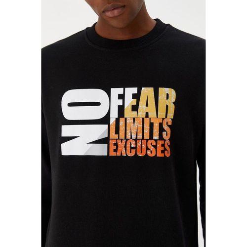 No Fear Erkek Sweatshirt Siyah M500260