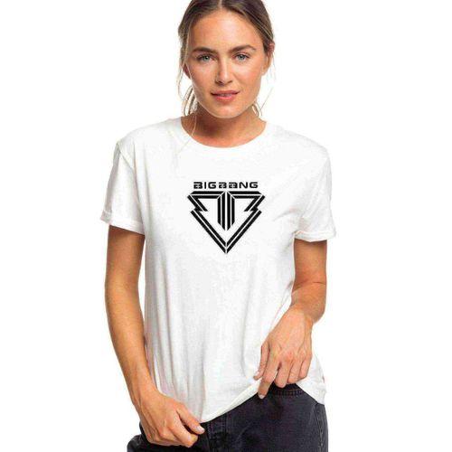 Big Bang Baskılı Beyaz Kadın Tshirt