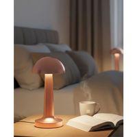 Şarjlı Mantar Masa Lambası 3 Seviyeli Dokunmatik Led Usb Şarj Özellikli