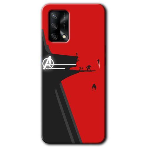 BeRa Aksesuar Oppo A74 Kılıf Baskılı Kapak - Avengers Tower +Tam Kaplayan Mat Seramik