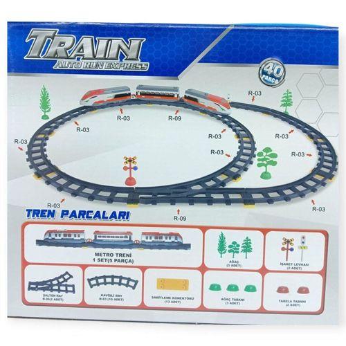 Tren Seti 40 Parça Express Tren 308 cm Ray - 2934A-11
