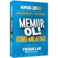2026 KPSS Lise Ortaöğretim Ön Lisans MEMUR OL Konu Anlatımlı Tek Kitap Yediiklim Yayınları