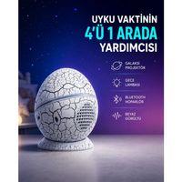 Dinozor Yumurtası Tasarımlı Gece Lambası – Müzik Ve Işık Senkronizasyonlu