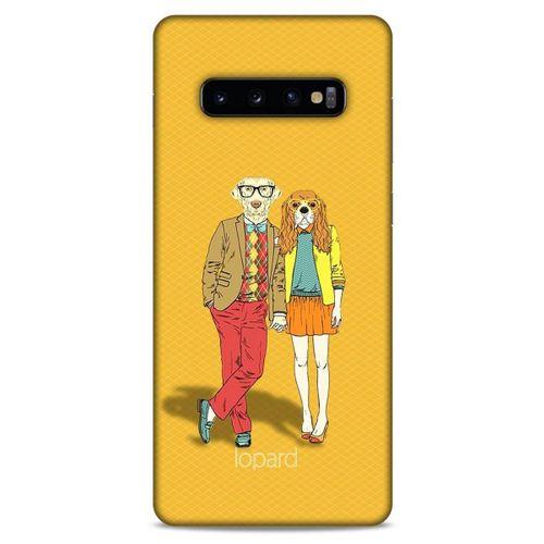 Samsung Galaxy S10 Plus Kılıf FunnyMaX (13) Silikon Kap Turuncu