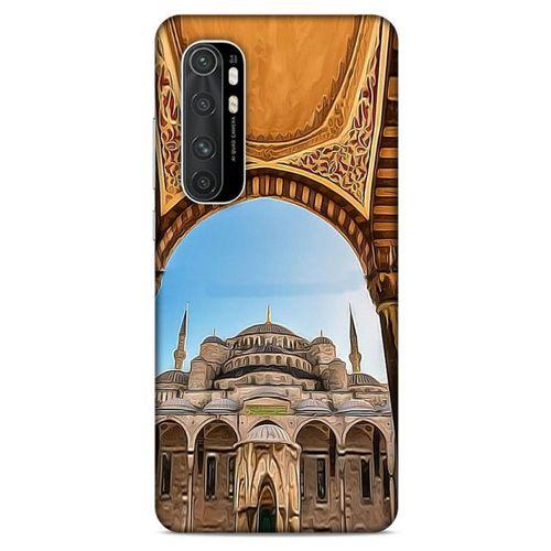 Xiaomi Mi Note 10 Lite Kılıf Dünya Mimarisi (13) Silikon Kap Sultanahmet Camii