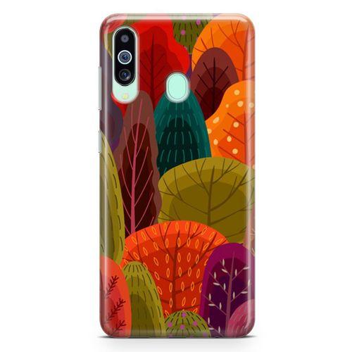 Samsung Galaxy A60 Kılıf Renkli Orman Arka Kapak Koruma Desenli Full Koruyucu