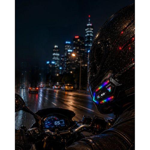 Gürültü Engelleyici Motosiklet Kask Intercom Uzun Pil Ömürlü Tasarım