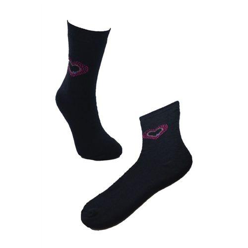 Kadın Pamuk Çorap Kalp Baskı S.Donna 36-40