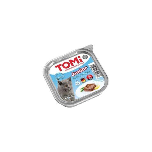 Tomi Yavru Kedi Kümes Hayvanlı Alüminyum Yaş Mama 100gr (pate)