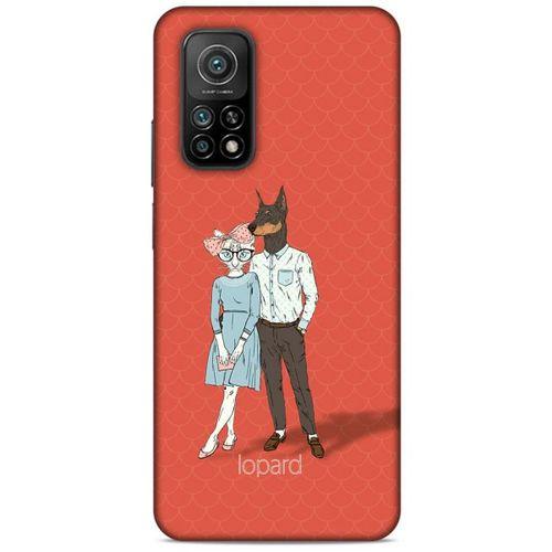 Xiaomi Mi 10T 5G Kılıf FunnyMaX (15) Antişok Kılıf Kırmızı Kedi Köpek
