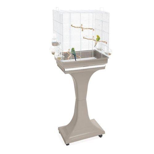 Imac Camılla Ayaklı Kuş Kafesi Bej/beyaz 50x30x56/127cm