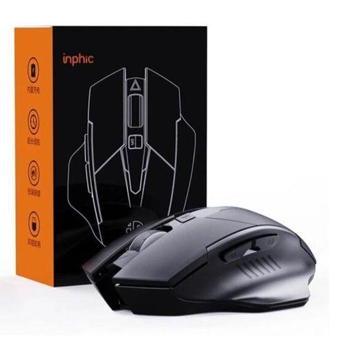 İNPHİC F1 Kablosuz Fare, Şarj Edilebilir Sessiz Kullanım 2.4G 500 mAh USB Mouse
