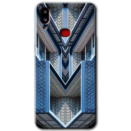 Galaxy A10s Kılıf HD Desen Baskılı Arka Kapak - Retro Building